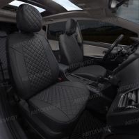 Чехлы Автопилот Экокожа Ромб на Hyundai H1 8 мест (2007+)