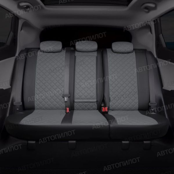 Чехлы Автопилот Экокожа Ромб на Hyundai H1 8 мест (2007+)