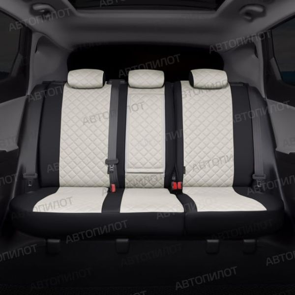 Чехлы Автопилот Экокожа Ромб на Hyundai H1 8 мест (2007+)