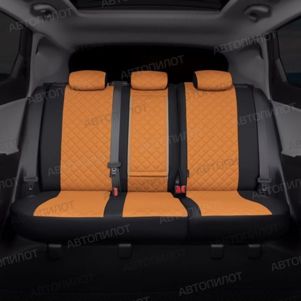 Чехлы Автопилот Экокожа Ромб на Hyundai H1 8 мест (2007+)