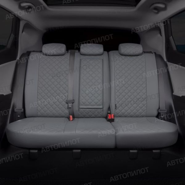 Чехлы Автопилот Экокожа Ромб на Hyundai H1 8 мест (2007+)