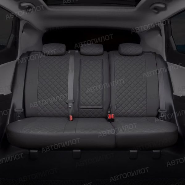 Чехлы Автопилот Экокожа Ромб на Hyundai H1 8 мест (2007+)