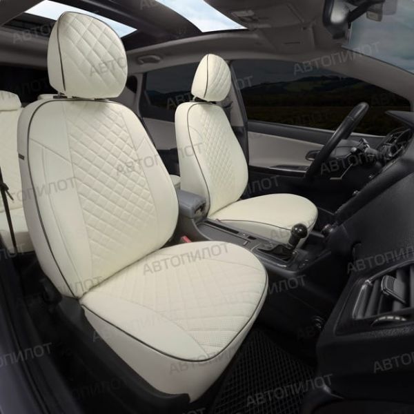 Чехлы Автопилот Экокожа Ромб на Hyundai H1 8 мест (2007+)