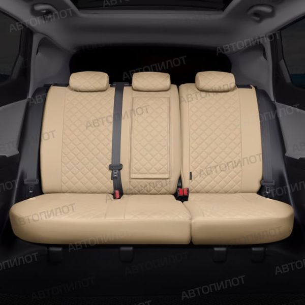 Чехлы Автопилот Экокожа Ромб на Hyundai H1 8 мест (2007+)