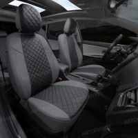 Чехлы Автопилот Экокожа Ромб на Hyundai H1 8 мест (2007+)