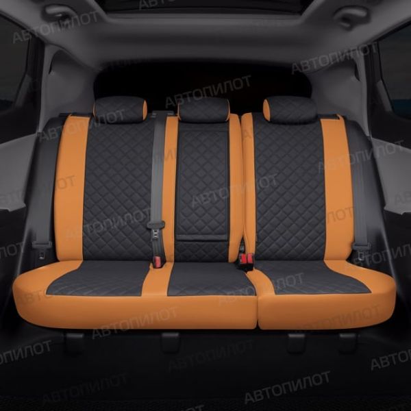 Чехлы Автопилот Экокожа Ромб на Hyundai H1 8 мест (2007+)