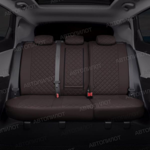Чехлы Автопилот Экокожа Ромб на Hyundai H1 8 мест (2007+)