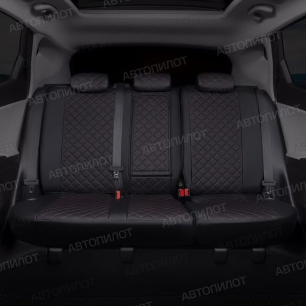 Чехлы Автопилот Экокожа Ромб на Hyundai H1 8 мест (2007+)
