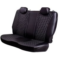 Чехлы Премиум Экокожа Байрон Ромб на Chevrolet Lacetti