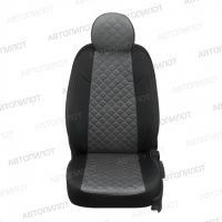 Чехлы Автопилот Алькантара Ромб на Hyundai Grand Starex 9 мест 2007-2020 г.в.