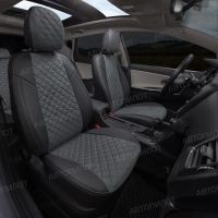 Чехлы Автопилот Алькантара Ромб на Hyundai Grand Starex 9 мест 2007-2020 г.в.