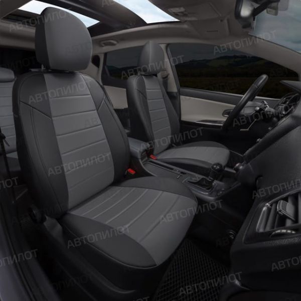 Чехлы Автопилот Алькантара на Honda Pilot 2 (2008-2015)