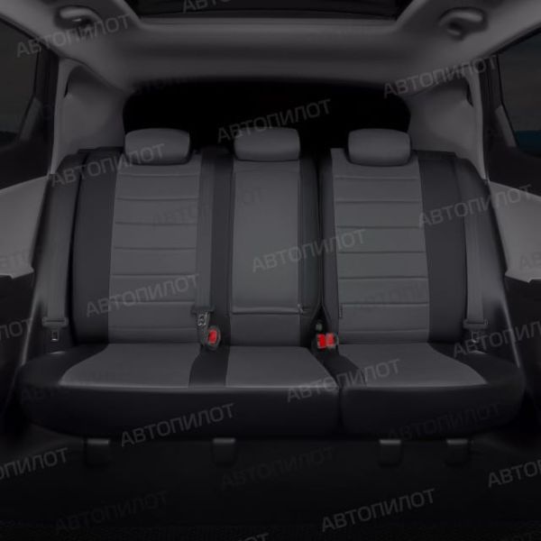 Чехлы Автопилот Алькантара на Honda Pilot 2 (2008-2015)