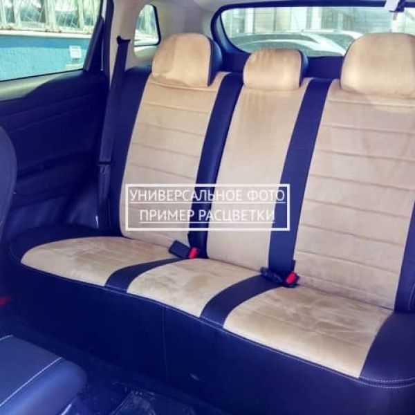 Чехлы Автопилот Алькантара на Honda Pilot 2 (2008-2015)