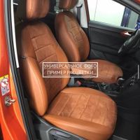 Чехлы Автопилот Алькантара на Honda Pilot 2 (2008-2015)