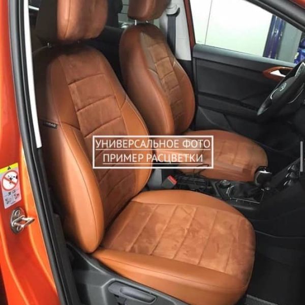 Чехлы Автопилот Алькантара на Honda Pilot 2 (2008-2015)