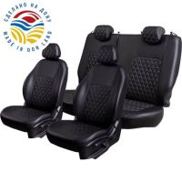 Чехлы Экокожа Турин Ромб на Fiat Albea 2002-2012 г.в. Чехлы Экокожа Турин Ромб на Fiat Albea 2002-2012 г.в.
